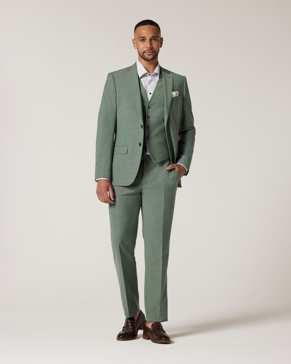 Wool Blend Tailored Vest